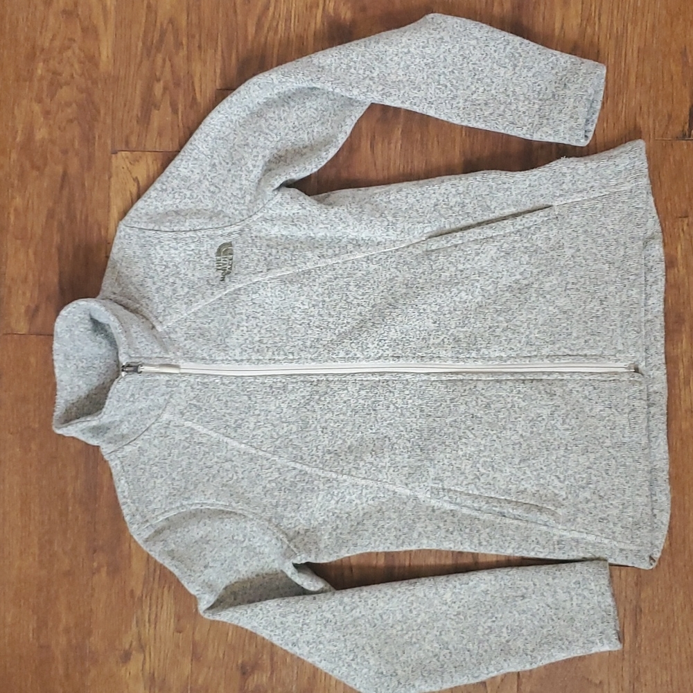 North Face zip up sweater jacket